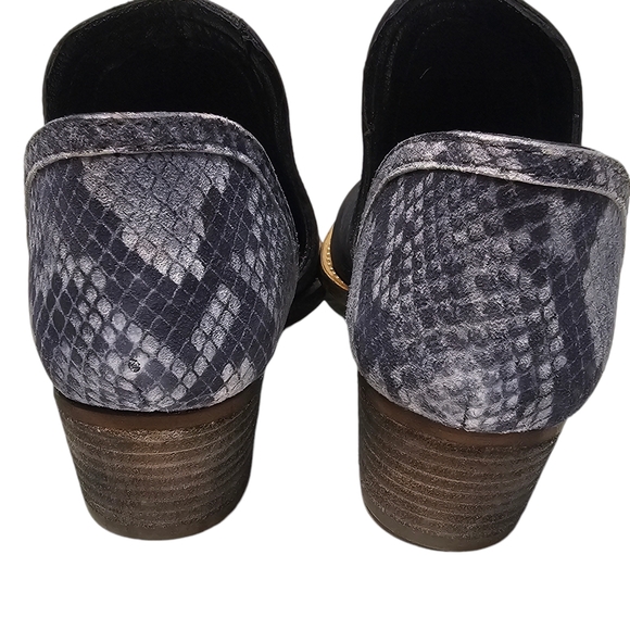 DIBA TRUE Shytown Bootie In Washed Black/Navy Snake Size 7.5 - Picture 8 of 12